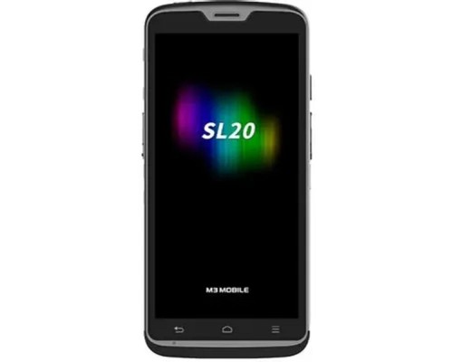 [Терминал сбора данных] M3 Mobile SL20 SL204C-R2CHSE-HF-01 (Android 11 GMS, LTE(4G), 802.11 a/b/g/n/ac, SE4710 2D Scanner, передняя и задняя камеры, HD, BT 5.0, GPS, NFC(HF), 4G/64G, расширенная батарея (5,000mAh), кабель US