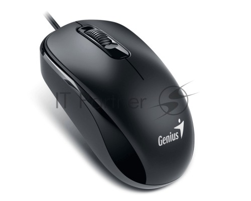 Мышь Genius DX-110 black PS2, G5  (optical 1000dpi, подходит под обе руки)    