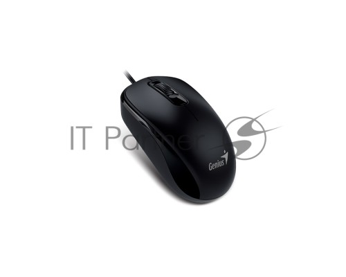 Мышь Genius DX-110 black PS2, G5  (optical 1000dpi, подходит под обе руки)    