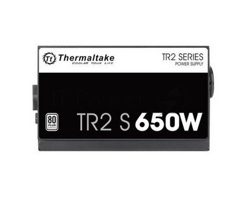 Блок питания Thermaltake TR2 S 650W [PS-TRS-0650NPCWEU-2] v2.3, A.PFC, 80 Plus , Fan 12 cm, Retail