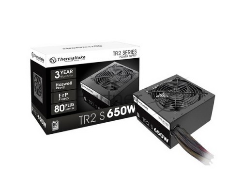Блок питания Thermaltake TR2 S 650W [PS-TRS-0650NPCWEU-2] v2.3, A.PFC, 80 Plus , Fan 12 cm, Retail