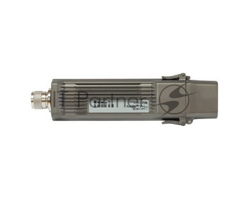 Точка доступа MikroTik RBMetal5SHPn RouterBOARD Metal-5SHPn with 400MHz Atheros CPU, 64MB RAM, 1 LAN, 1 built-in high power 5GHz 802.11a/n wireless, RouterOS L4, metal case, mounting loops, PoE injector, PSU