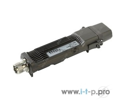 Точка доступа MikroTik RBMetal5SHPn RouterBOARD Metal-5SHPn with 400MHz Atheros CPU, 64MB RAM, 1 LAN, 1 built-in high power 5GHz 802.11a/n wireless, RouterOS L4, metal case, mounting loops, PoE injector, PSU
