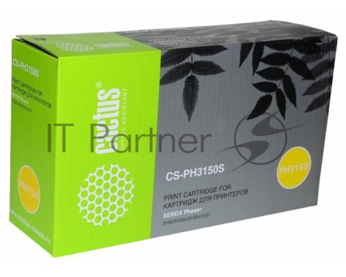 Картридж лазерный Cactus CS-PH3150S 109R00746 черный (3500 стр.) для Xerox Phaser 3150/3150b/3150n/3151