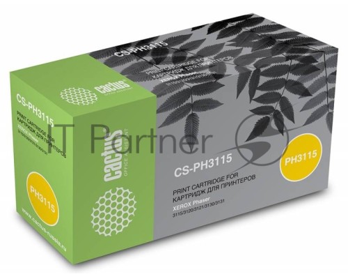 Картридж лазерный Cactus CS-PH3115 109R00725 черный (3000 стр.) для Xerox Ph3115/3120/3121/3130/3131/3132