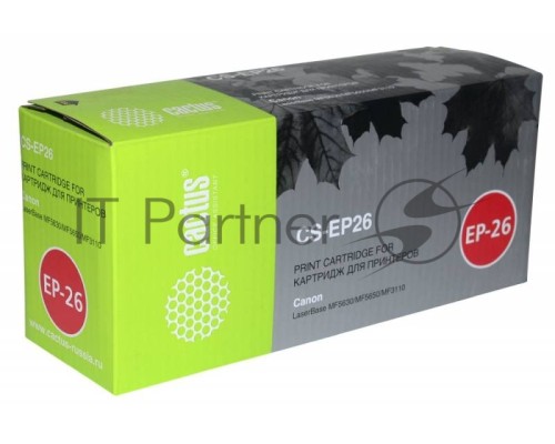 Картридж лазерный Cactus CS-EP26 черный (2500 стр.) для Canon LB MF5630/MF5650/MF3110