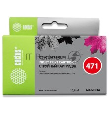 Картридж струйный Cactus CS-CLI471XLM пурпурный (10.8 мл) для CANON TS5040/MG5740/MG6840/MG7740