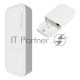Сетевое оборудование Mikrotik RBwAPG-5HacT2HnD wAP ac built-in 5GHz 802.11an/ac Tripple Chain wireless, RouterOS L4, white outdoor enclosure, PSU, PoE белый