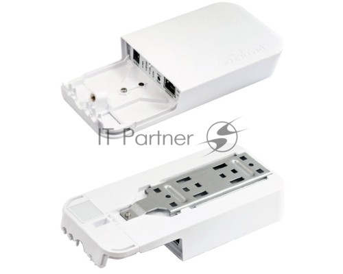 Сетевое оборудование Mikrotik RBwAPG-5HacT2HnD wAP ac built-in 5GHz 802.11an/ac Tripple Chain wireless, RouterOS L4, white outdoor enclosure, PSU, PoE белый