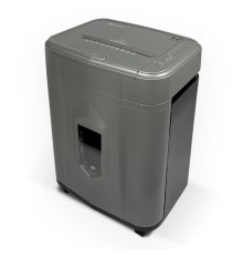 Шредер Heleos АП23-5 серый/серебристый с автоподачей (секр.P-5) фрагменты 145лист. 23лтр. скрепки скобы пл.карты