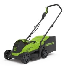 Greenworks GD24LM33 Газонокосилка аккумуляторная , 24V, 33 см, бесщеточная, без АКБ и ЗУ [2516107]