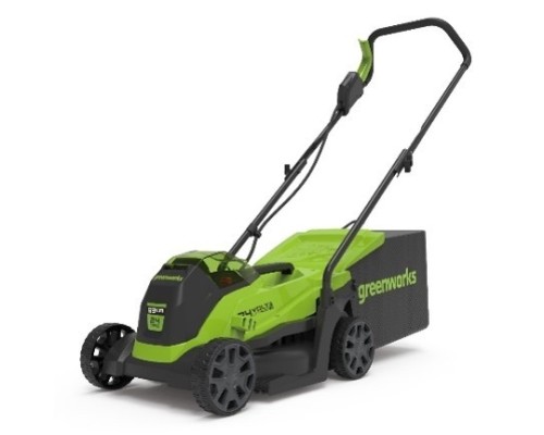 [Газонокосилки] Greenworks GD24LM33 Газонокосилка аккумуляторная , 24V, 33 см, бесщеточная, без АКБ и ЗУ [2516107]