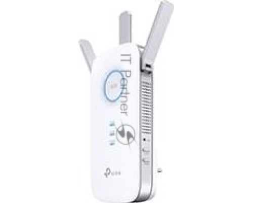 Повторитель беспроводного сигнала TP-Link SOHO  RE450 10/100/1000BASE-TX/Wi-Fi белый поставляется без кабеля RJ-45