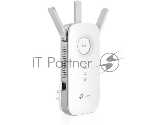 Повторитель беспроводного сигнала TP-Link SOHO  RE450 10/100/1000BASE-TX/Wi-Fi белый поставляется без кабеля RJ-45