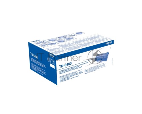 Картридж лазерный Brother TN3480 чёрный (8000 стр.) для Brother HL-L5000D/L5100DN/L5100DNT/L5200DW/L5200DWT/L6250DN/L6300DW/L6300DWT/L6400DW/L6400DWT/DCP-L5500DN/L6600DW/MFC-L5700DN/L5750DW/L6800DW/L6800DWT/L6900DW/L6900DWT