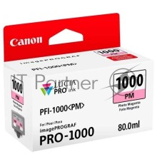 Картридж Canon PFI-1000 PM для IJ SFP PRO-1000 WFG. Фото пурпурный. 80 мл.