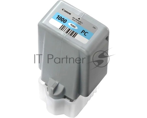 Картридж Canon PFI-1000 PC фото голубой (80 мл.) для Canon IJ SFP PRO-1000 WFG