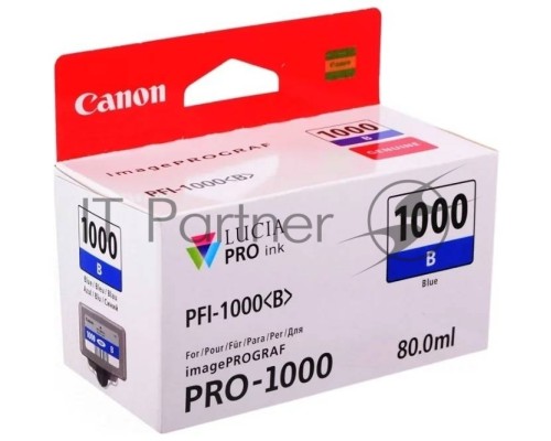 Картридж CANON PFI-1000 B синий