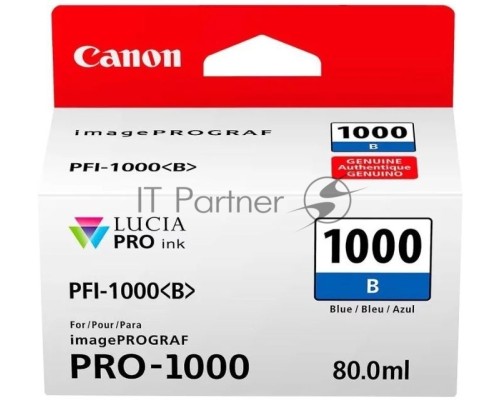 Картридж CANON PFI-1000 B синий