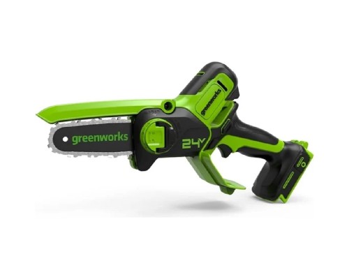 [Пилы] GreenWorks G24MCS10 Цепная мини пила аккумуляторная, 24V, 10см, без АКБ и ЗУ [2008207]