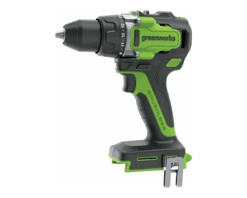 [Дрели, Шуруповерты, Гайковерты] Greenworks GD24DD140 Дрель-шуруповерт аккумуляторная,  24V, 140 Нм, бесщеточная, без АКБ и ЗУ [3707607]