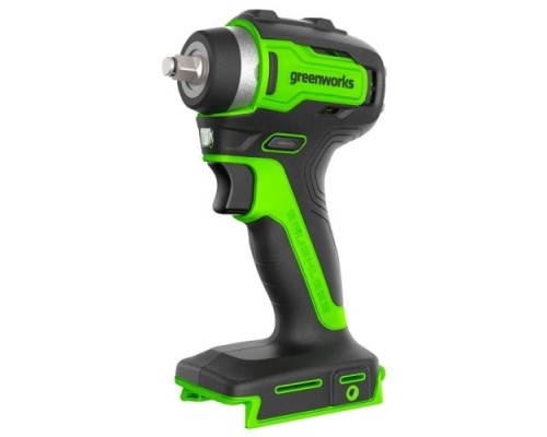 [Дрели, Шуруповерты, Гайковерты] Greenworks G24IW200 Гайковерт ударный аккумуляторный, 24V, 200 Нм, бесщеточный, без АКБ и ЗУ [3803607]