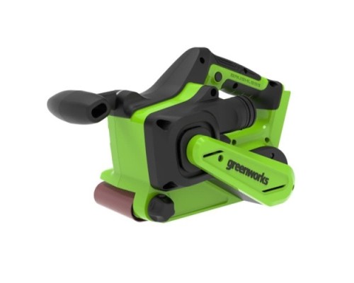 [Углошлифовальные, Шлифовальные машины, Реноватор] Greenworks G24BS Ленточная шлифовальная машина бесщеточная аккумуляторная, 24V, без АКБ и ЗУ [3100607]
