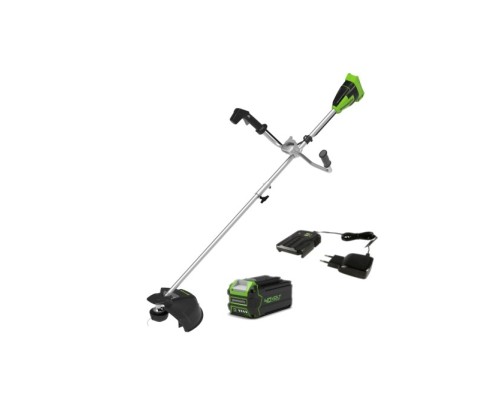[Триммер] Greenworks GD40BCB Триммер аккумуляторный, 40V, 40 см, бесщеточный, с 1хАКБ 5Ач и ЗУ [2105707UG]