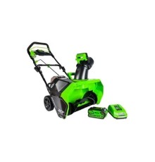 Greenworks Снегоуборщик аккумуляторный, 40V, 51 см, бесщеточный, с 1хАКБ 5 Ач и ЗУ [2600007UG]
