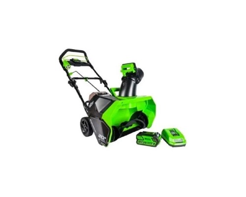 [Снегоуборочная техника] Greenworks Снегоуборщик аккумуляторный, 40V, 51 см, бесщеточный, с 1хАКБ 5 Ач и ЗУ [2600007UG]