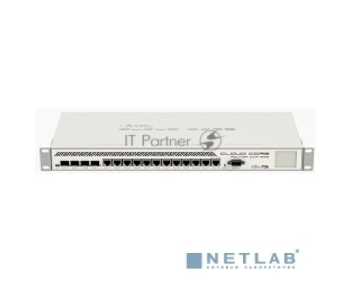 Маршрутизатор Mikrotik CCR1036-12G-4S-EM  Cloud Core Router 1036-12G-4S with Tilera Tile-Gx36 CPU (36-cores, 1.2Ghz per core), 16GB RAM, 4xSFP cage, 12xGbit LAN, RouterOS L6, 1U rackmount case, PSU, LCD panel