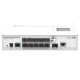 Сетевой коммутатор  Mikrotik CRS212-1G-10S-1S+IN Cloud Router Switch 212-1G-10S-1S+IN with Atheros QC8519 400Mhz CPU, 64MB RAM, 1xGigabit LAN, 10xSFP cages, 1xSFP+ cage, RouterOS L5, LCD panel, desktop case, PSU