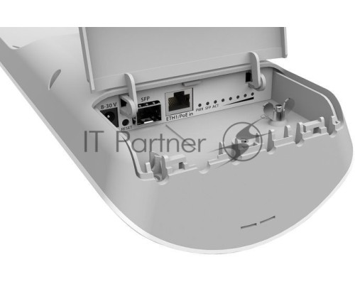 Точка доступа MikroTik RB921GS-5HPacD-15S mANTBox 15s (5GHz 120 degree 15dBi 2X2 MIMO Dual Polarization Sector Antenna, 720MHz CPU, 128MB RAM, 1xGbit LAN, 1xSFP, PoE, PSU, mounting kit, RouterOS L4)