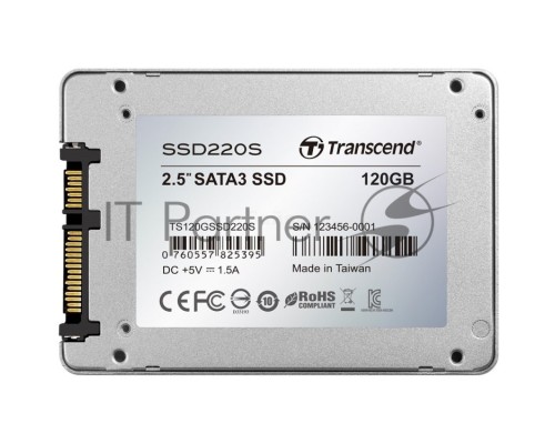 Накопитель SSD Transcend SATA III 120Gb TS120GSSD220S 2.5