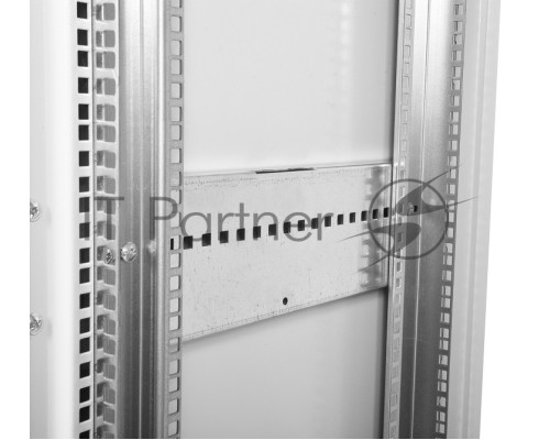 Шкаф телекоммуникационный напольный 42U (600x800) дверь стекло, цвет чёрный  (ШТК-М-42.6.8-1ААА-9005) (3 коробки)