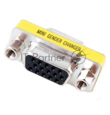 Переходник SVGA (F) в SVGA (F) Exegate, экранирование