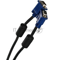 Кабель монитор-SVGA card (15M-15M) 10м 2 фильтра VCOM <VVG6448-10M>