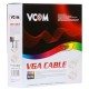 Кабель монитор-SVGA card (15M-15M) 10м 2 фильтра VCOM <VVG6448-10M>