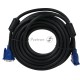 Кабель монитор-SVGA card (15M-15M) 10м 2 фильтра VCOM <VVG6448-10M>