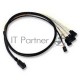  Кабель ACD-SFF8643-SATASB-08M, INT SFF8643-to-4*SATA+SB (MiniSAS HD -to- 4*SATA+SideBand internal cable) 75cm