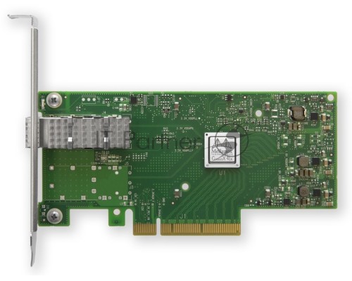 Сетевая карта ConnectX-4 Lx EN network interface card, 25GbE single-port SFP28, PCIe3.0 x8, tall bracket, SR-IOV, TCP/UDP, MPLS, VxLAN, NVGRE, GENEVE, iSER, NFS RDMA, SMB Direct, ROHS R6