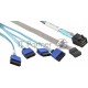 Кабель Supermicro internal mini SAS HD to 4 SATA 12G, 75/75/90/90cm w/75cm SB, S. 30AWG,RoHS/REACH