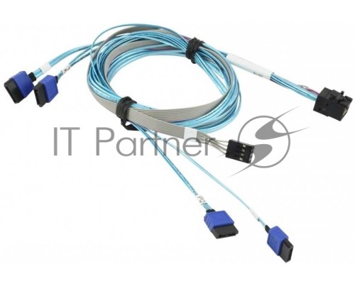 Кабель Supermicro internal mini SAS HD to 4 SATA 12G, 75/75/90/90cm w/75cm SB, S. 30AWG,RoHS/REACH Кабель Supermicro internal mini SAS HD to 4 SATA 12G, 75/75/90/90cm w/75cm SB, S. 30AWG,RoHS/REACH