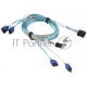 Кабель Supermicro internal mini SAS HD to 4 SATA 12G, 75/75/90/90cm w/75cm SB, S. 30AWG,RoHS/REACH