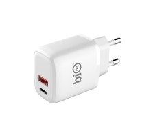 Bion Сетевое Зарядное Устройство, USB-A + USB-C, PowerDelivery, 18 Вт, белый [BXP-ADP-PD-AC-18W]