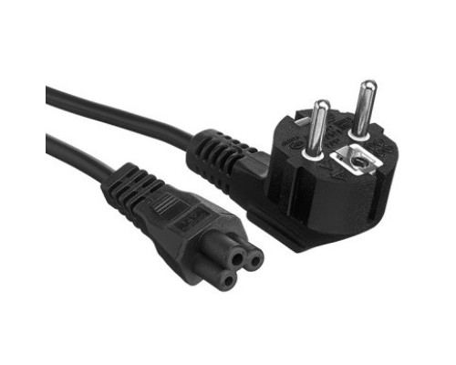 [Кабели силовые] Bion Кабель питания 1.8м, Евровилка с заземлением Schuko-C5 (3-pin), 0.75мм, 10А, черный [BXP-PC-286]
