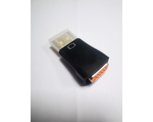 [переходники] Bion Переходник DisplayPort - VGA, 20M/15F, позолоченные контакты, черный [BXP-A-DPM-VGAF-001]