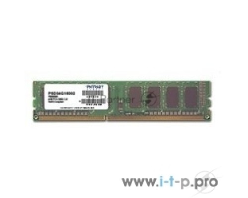 Оперативная память Patriot SL 4GB DDR3 1600MHz (PC3-12800) DIMM PSD34G160081 1*4GB CL11 Оперативная память Patriot SL 4GB DDR3 1600MHz (PC3-12800) DIMM PSD34G160081 1*4GB CL11