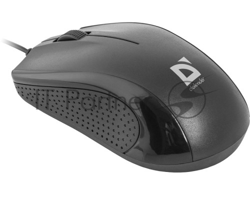 Мышь проводная Defender Optimum MB-160 черный, 1000 dpi, USB, кнопки - 3