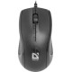 Мышь проводная Defender Optimum MB-160 черный, 1000 dpi, USB, кнопки - 3
